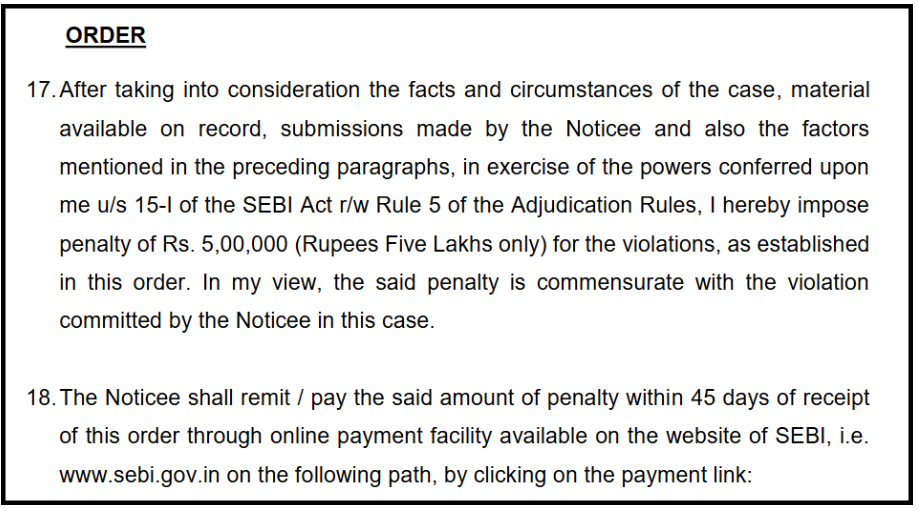 Goodwill Wealth Management SEBI Penalty