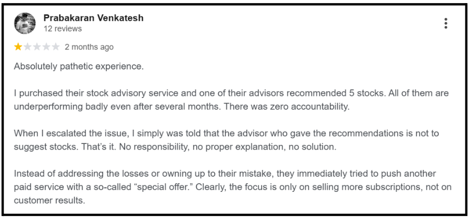 Equentis Wealth Advisory Services User Reviews