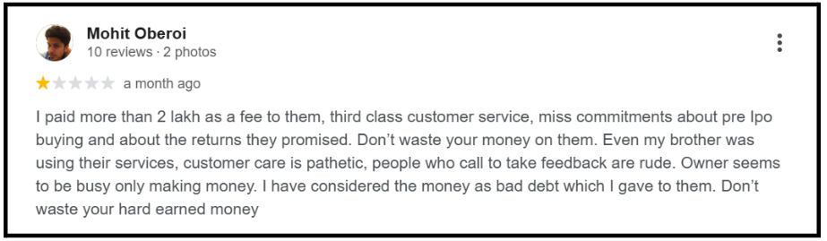 Equentis User Complaints