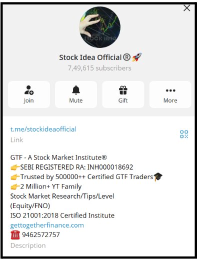 Get Together Finance Telegram Channel Review