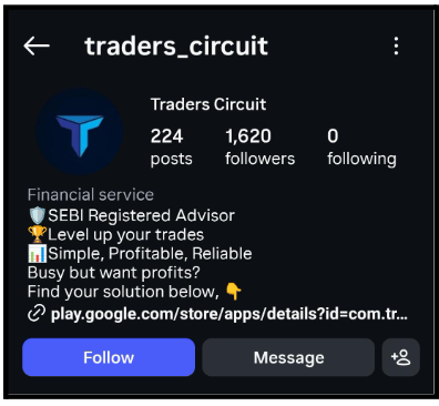 SEBI Registration Number Not Displayed Prominently