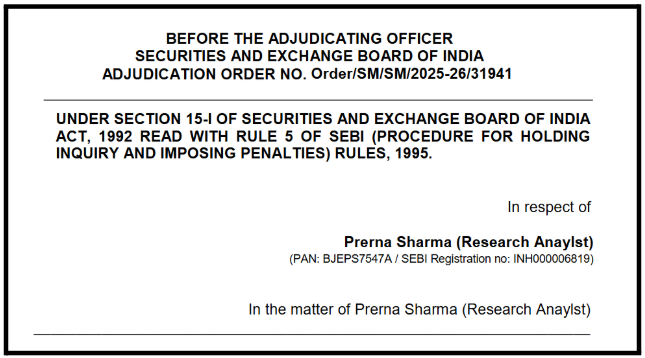 SEBI Orders