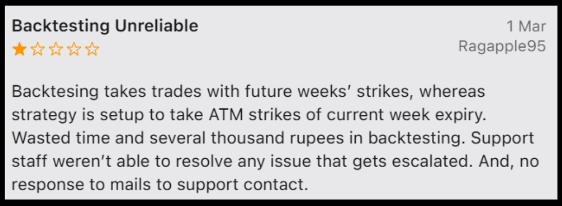 Tradetron complaints