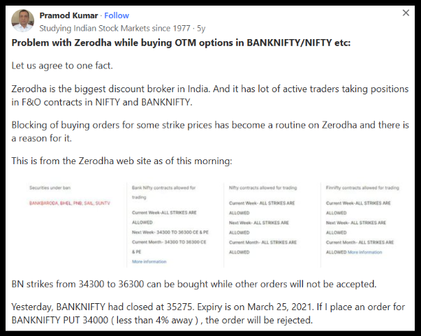 Zerodha order block