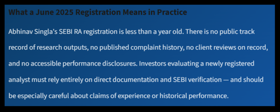 abhinav singla registration