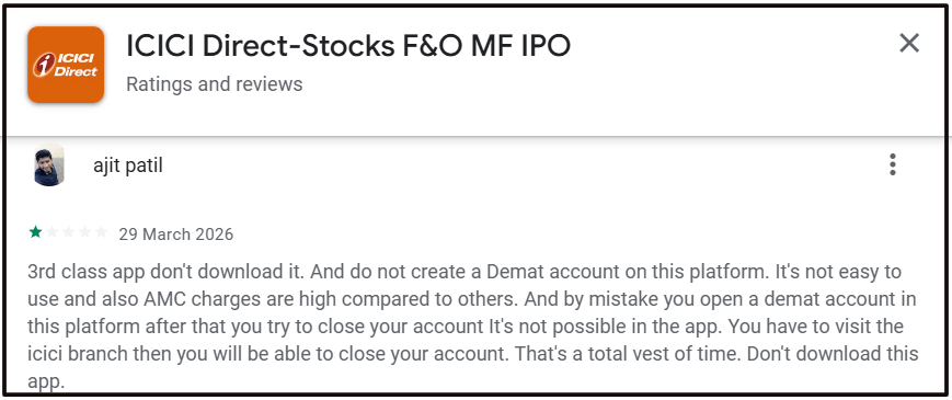 Account Closure issues