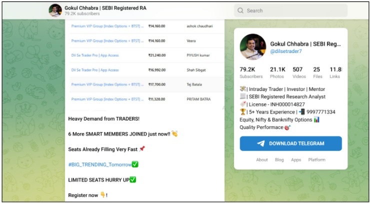 Gokul Chhabra Concerns