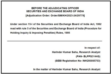 King research academy SEBI order