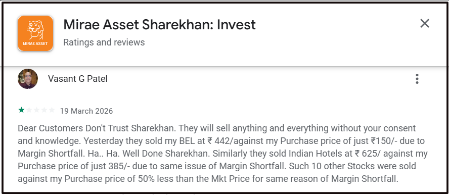 Sharekhan issues