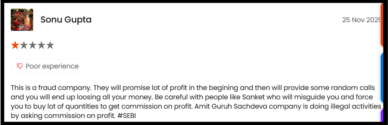 Amit Guruh Sachdeva reviews