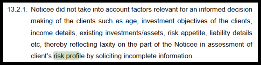 Ayushi Chauksey risk profile