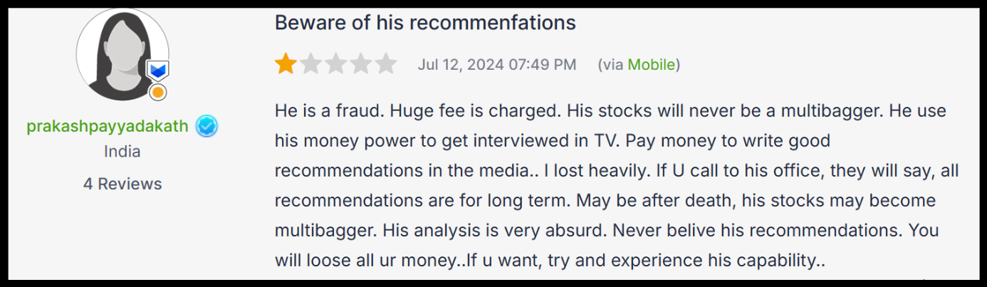CA Manish Goel reviews