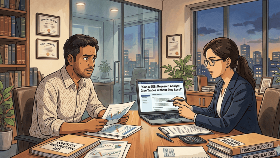 Can a SEBI Research Analyst Give Trades Without Stop Loss