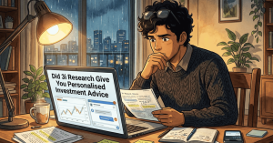Did 3i Research Give You Personalised Investment Advice