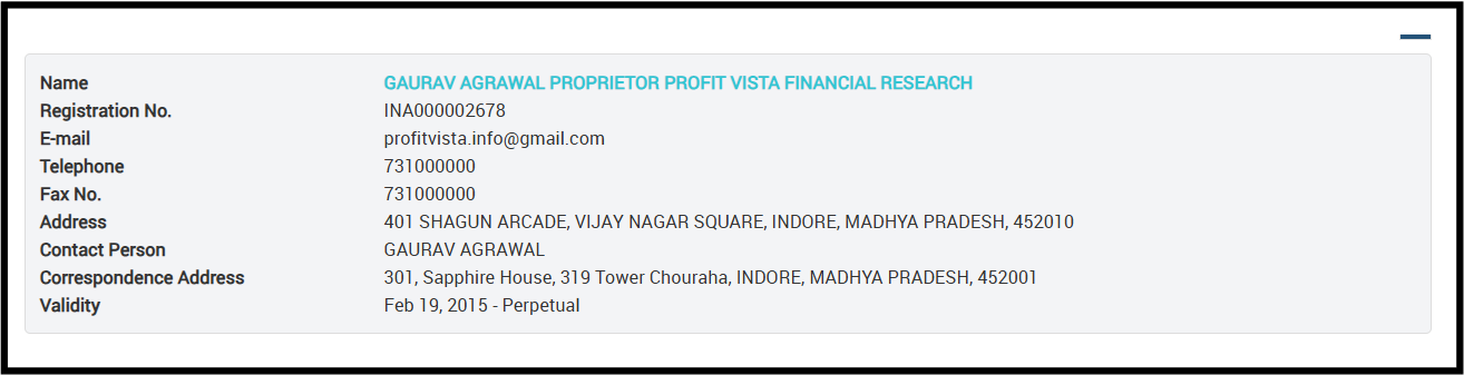 Gaurav Agrawal investment advisor