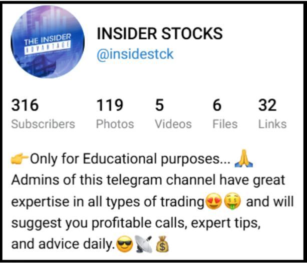 Insider Stocks telegram