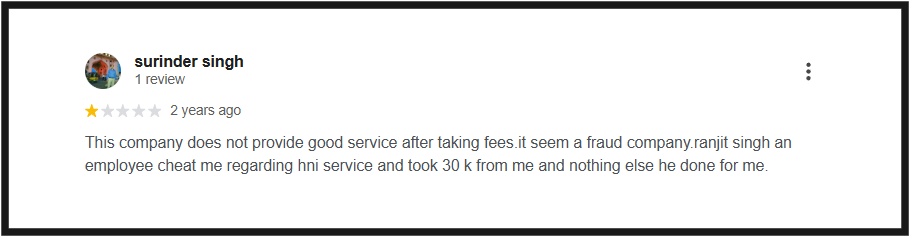 Investobazar user review
