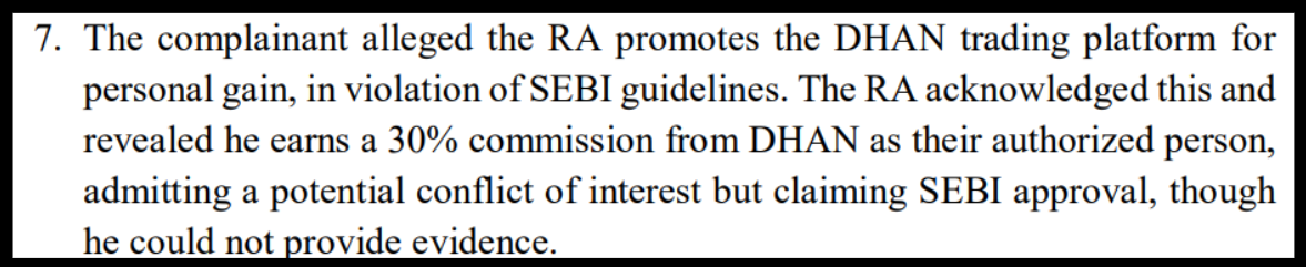 Love sharma sebi violations