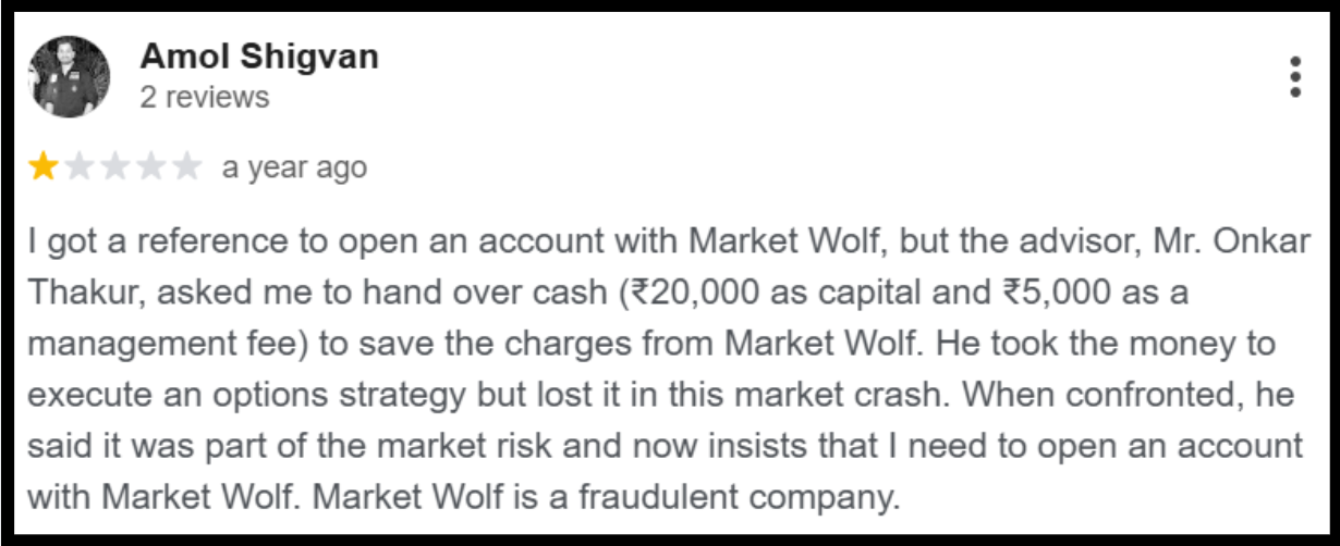 Marketwolf online reviews