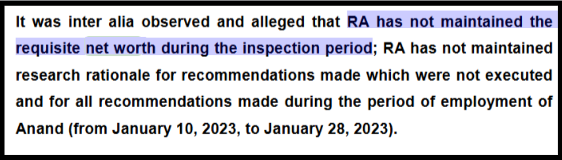 Money bells violations