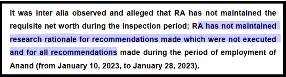 Money bells sebi violations
