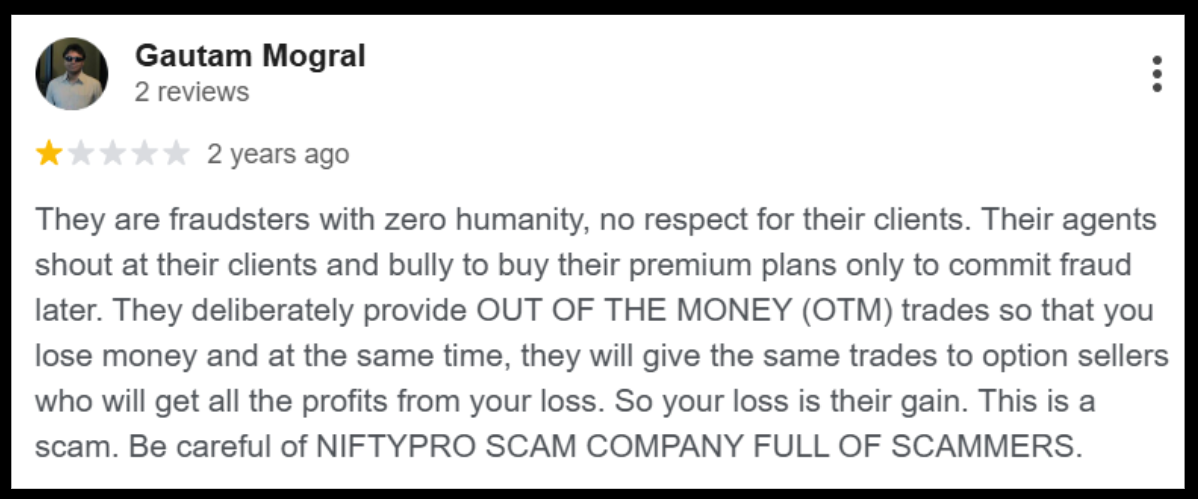Nifty Pro online reviews