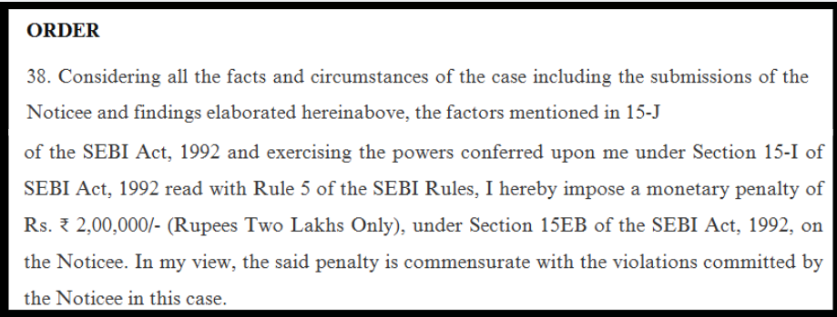 Niftypro trading sebi penalty