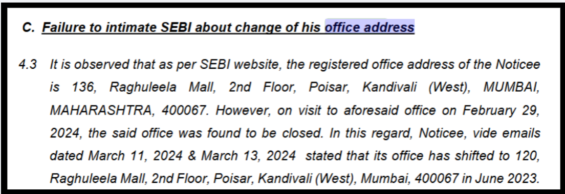 Parag Salot violations