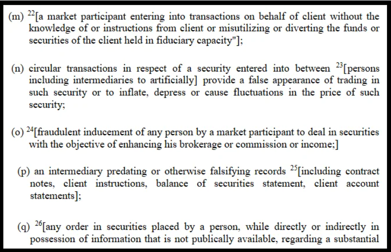 SEBI regulation
