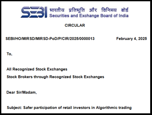 SEBI's New Algo Trading Rules