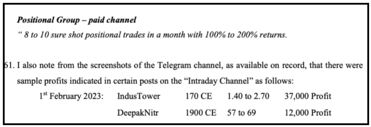 sebi voilations done by unregistered advisors