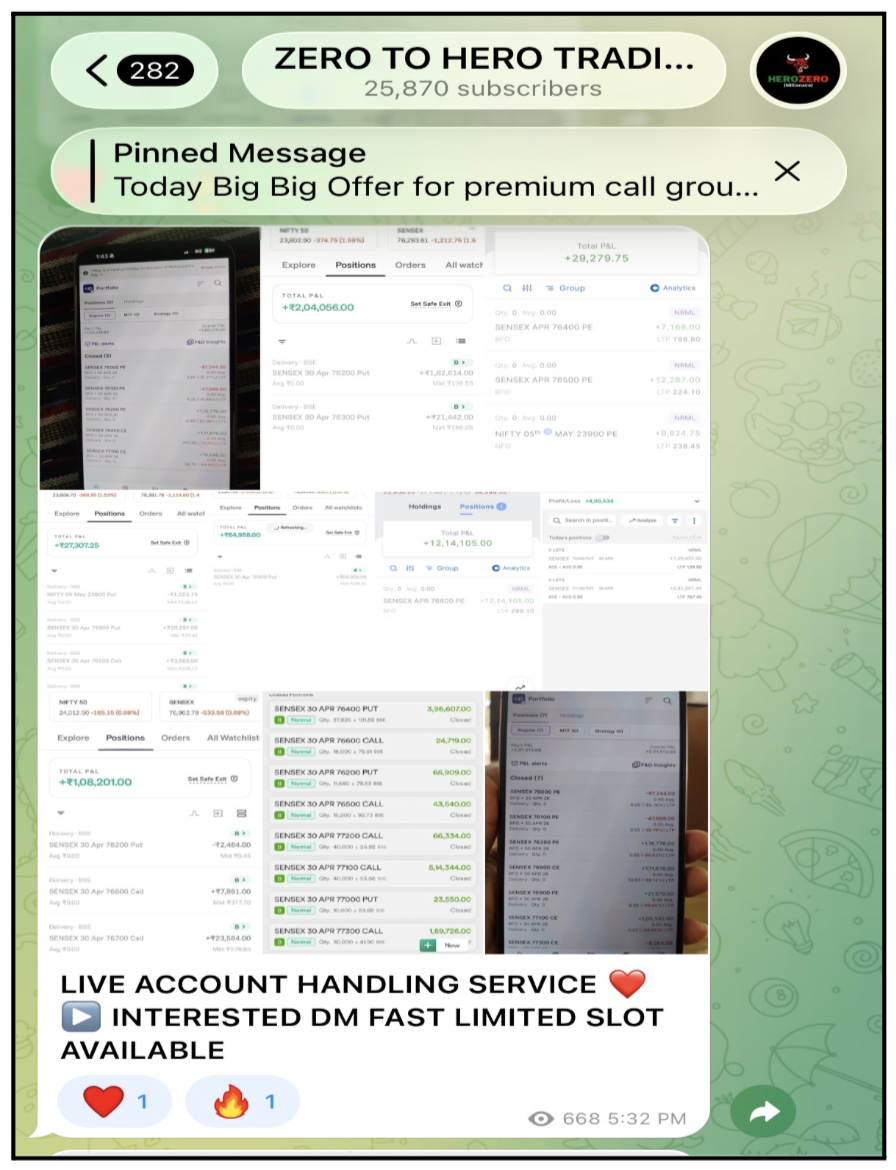 zero to hero telegram channel red flag