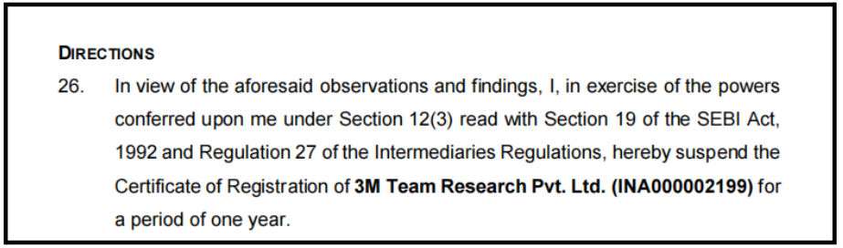 3M Team Research Private Limited issues