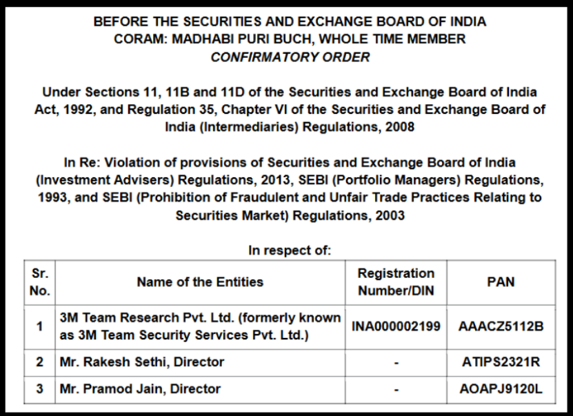 Confirmatory Order - December 7, 2020