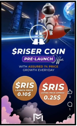 Riser Coin pre-launch 
