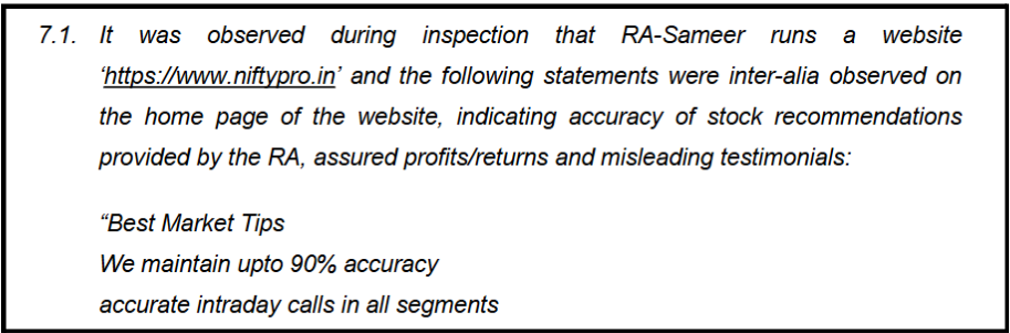 Niftypro Trading Research Key violation
