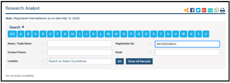 Is Shri Money SEBI Registered?