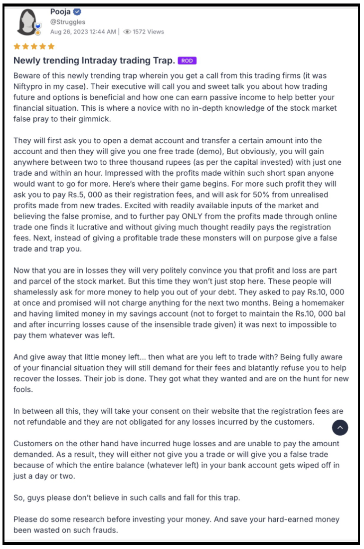 nifty pro reviews