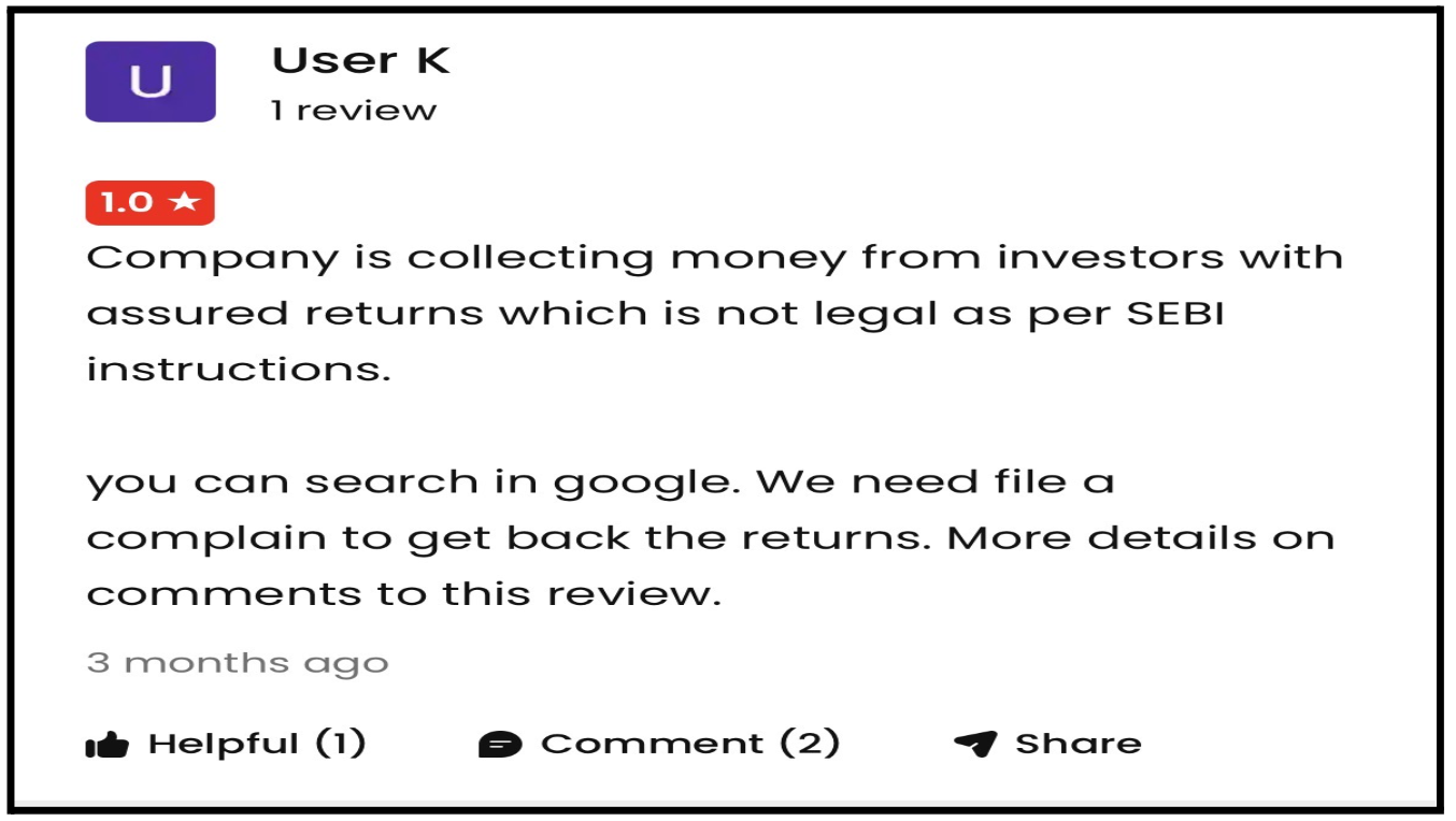Shares Bazar Research Analyst reviews