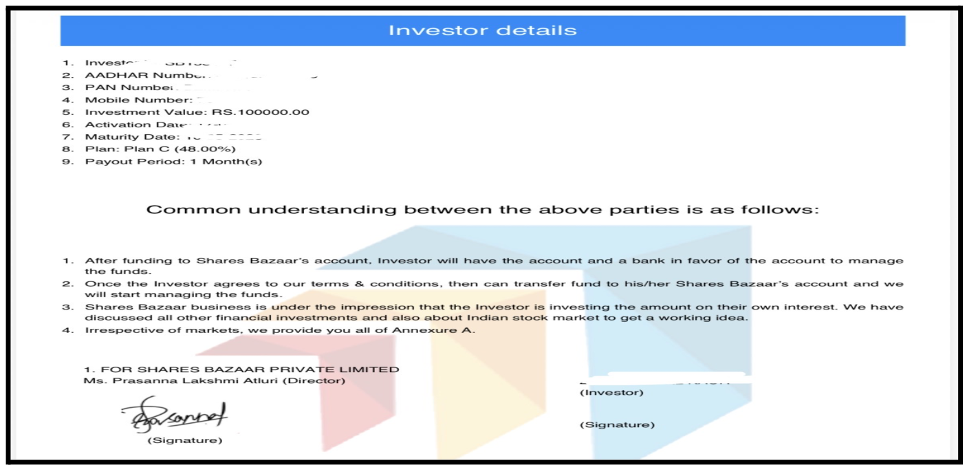 Shares Bazar Research Analyst scam