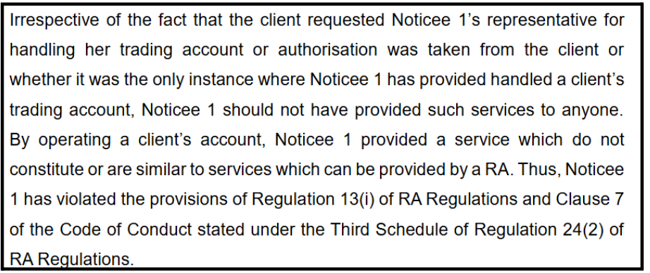 Operating Client Accounts