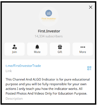 first investor trade channel disclaimer