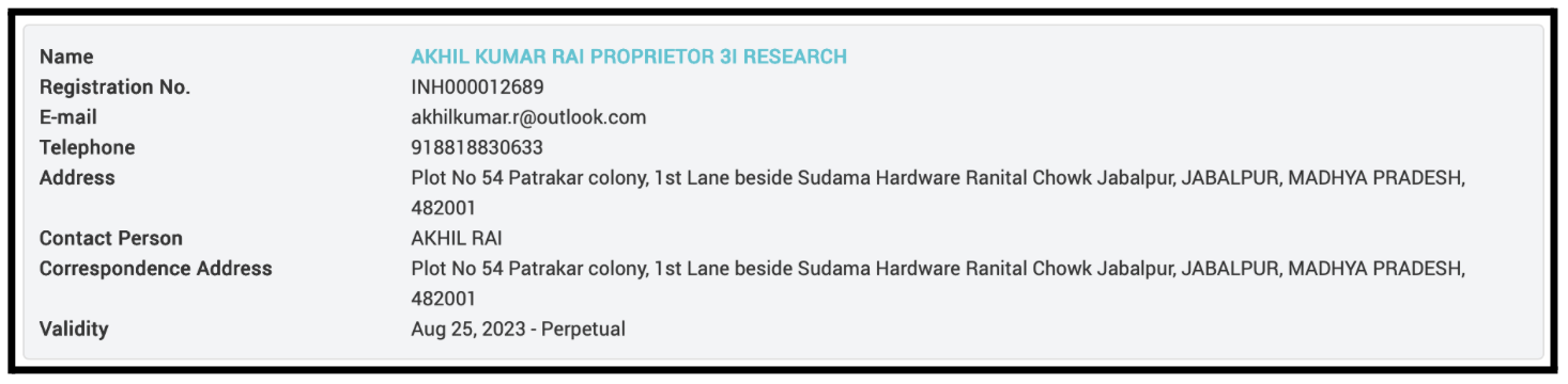 3i research sebi registration 