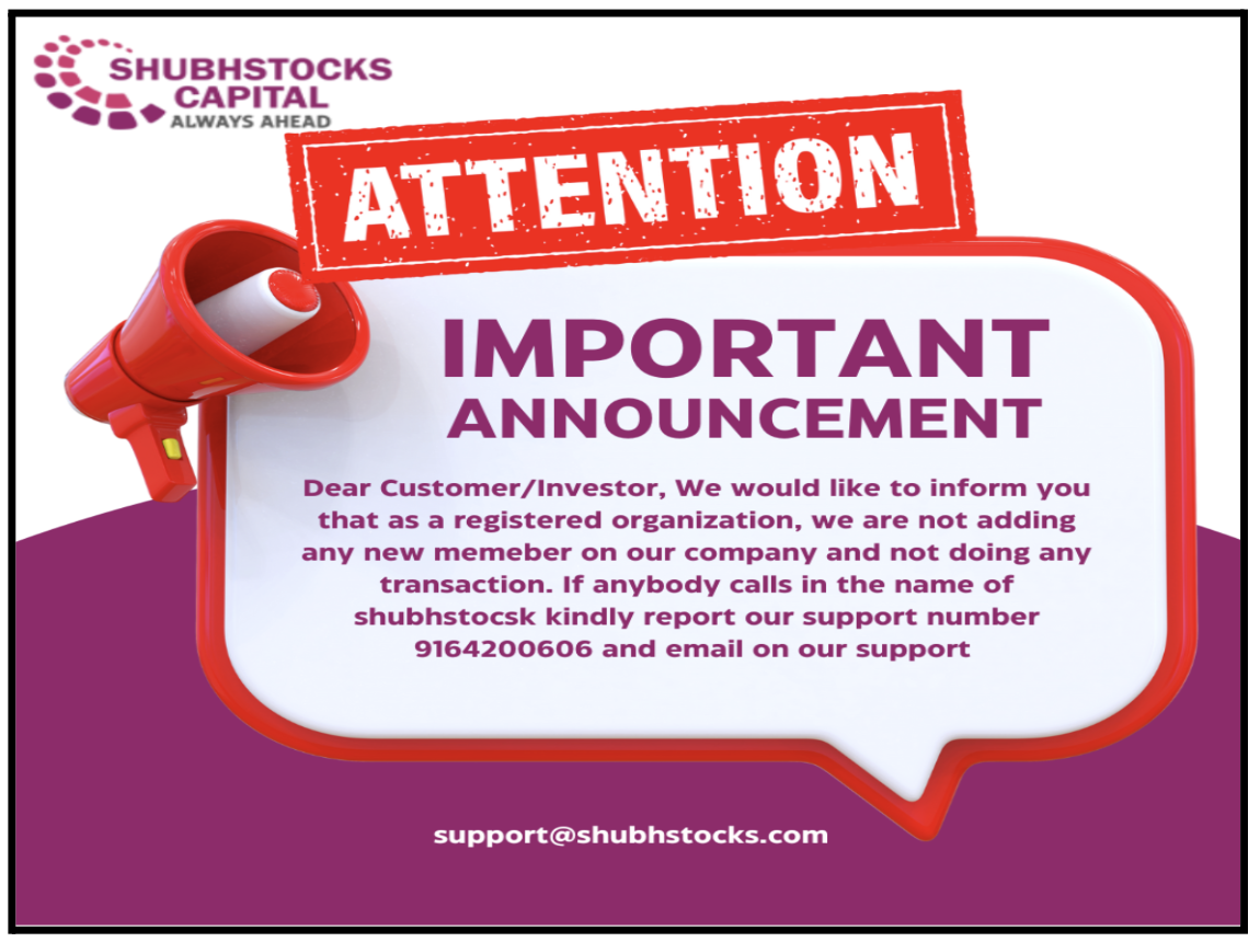 is shubh stock capital still operatig