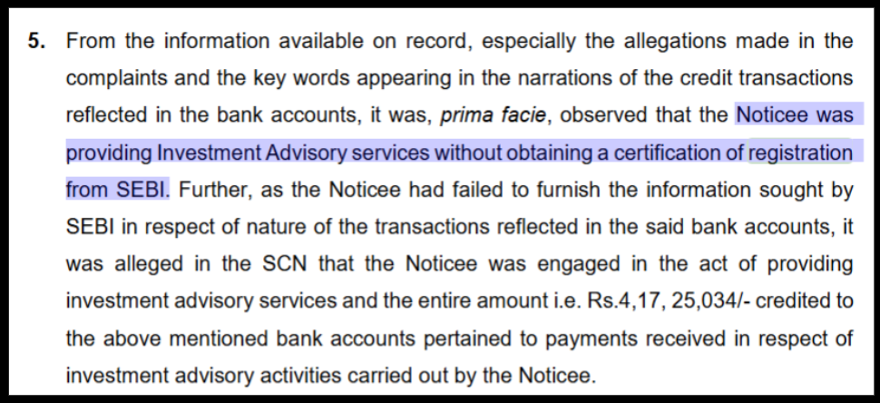 Siddhant Suresh Chandan violation