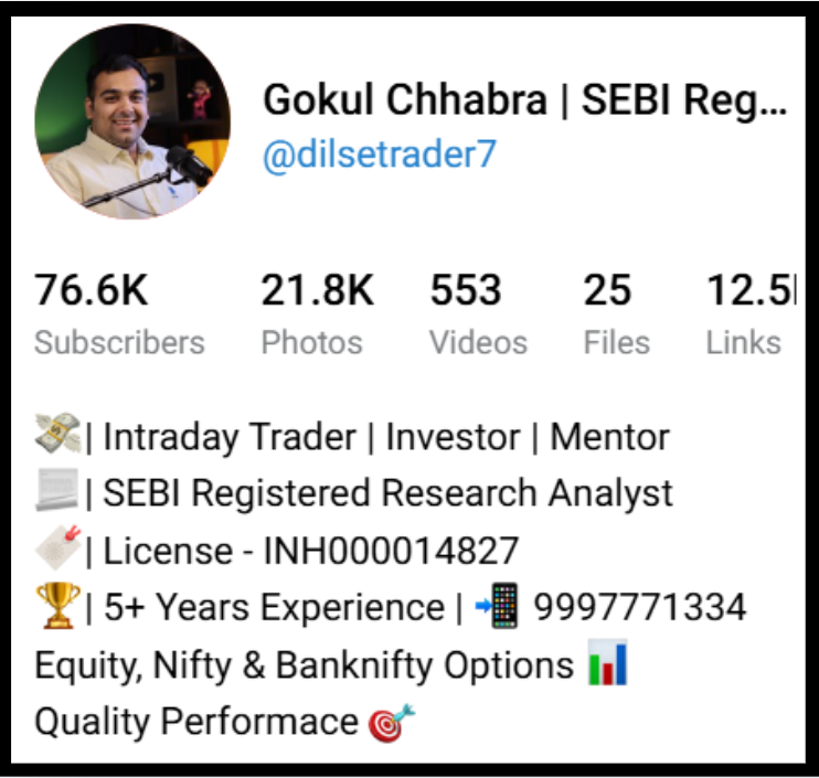 dil se trader telegram channel