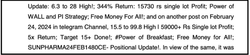 Arun N SEBI Violations