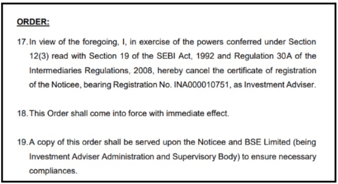 Wealthmax Solutions SEBI penalty