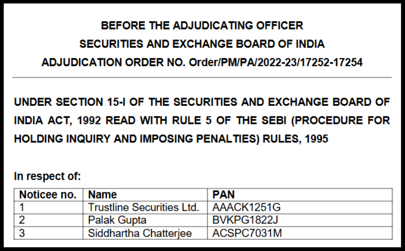 SEBI Action Against Research Analysts Handling Client Accounts