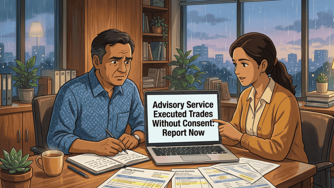 Advisory Service Executed Trades Without Consent